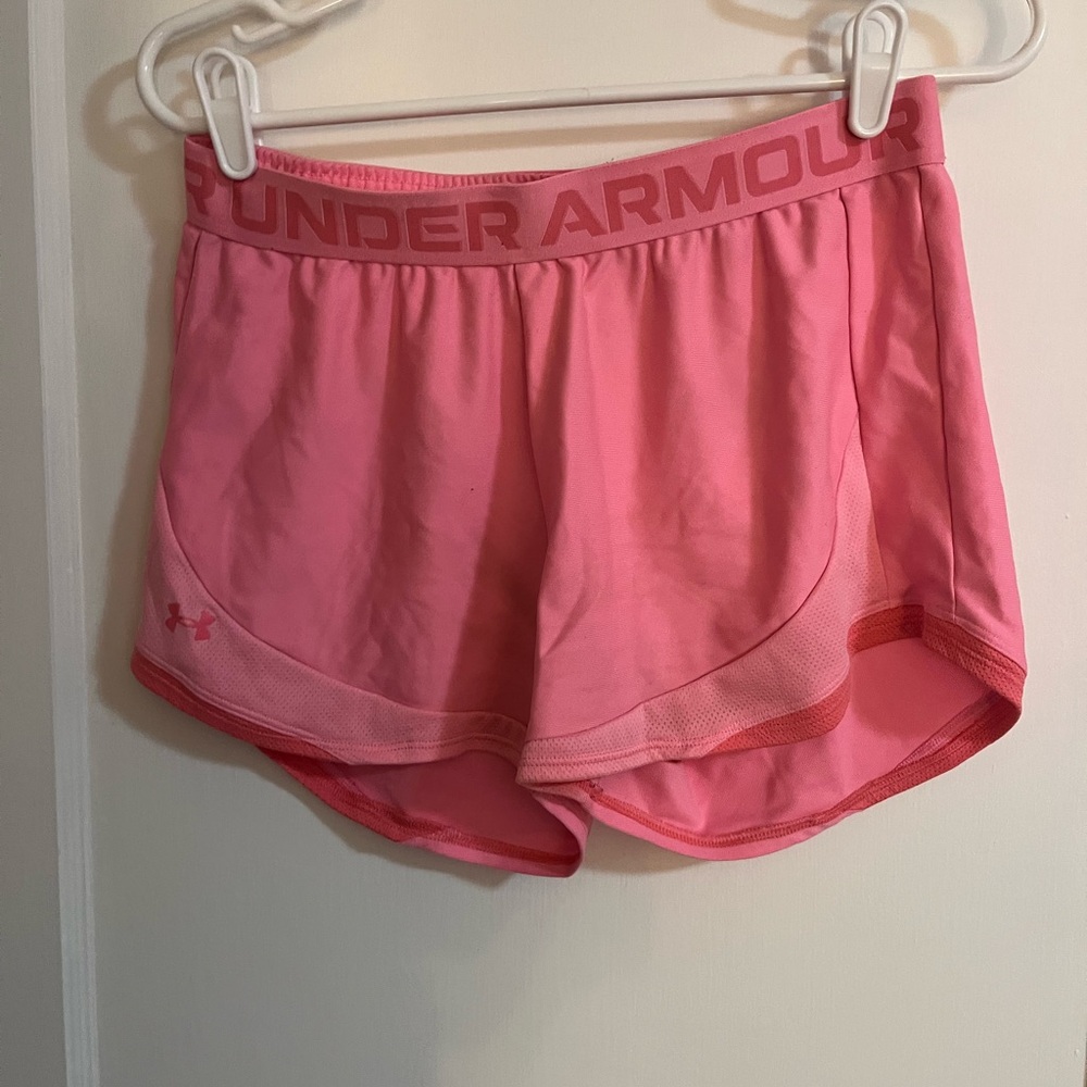 Under Armour Vibrant Pink Running Shorts